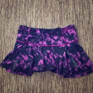 Lululemon Hit Your Stride Tie-dye skirt